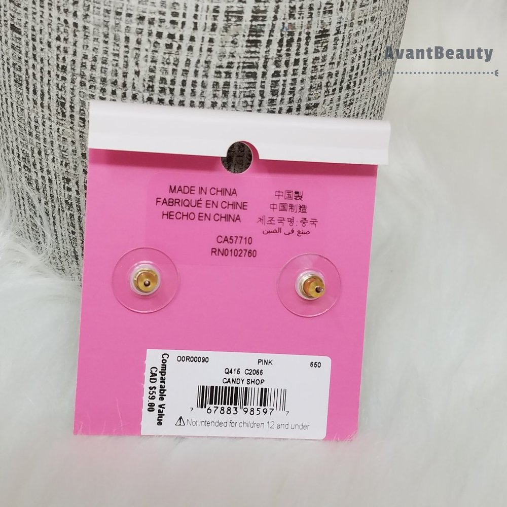 kate spade candy shop pink earrings new - Picture 5 of 6